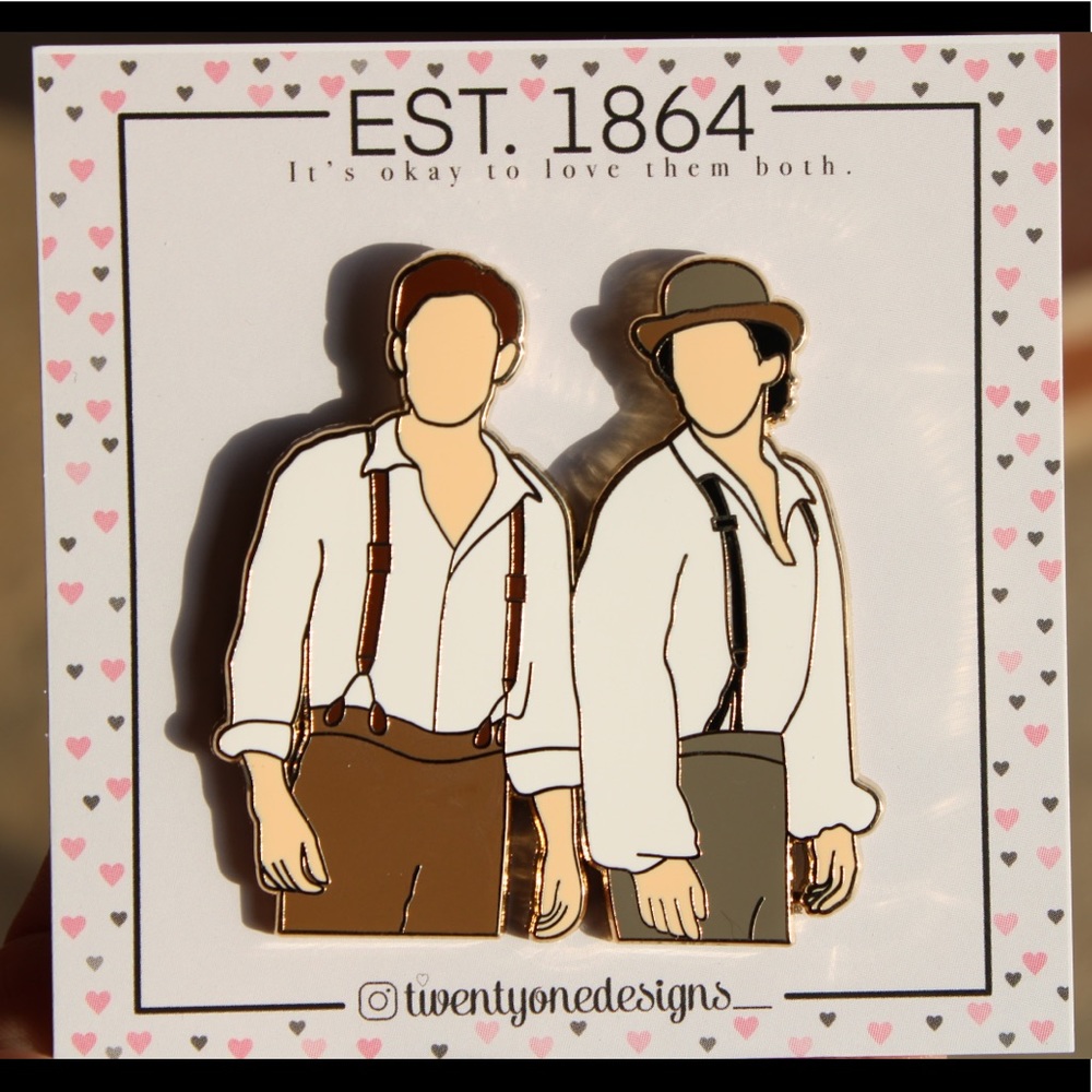 Damon & Stefan Pin